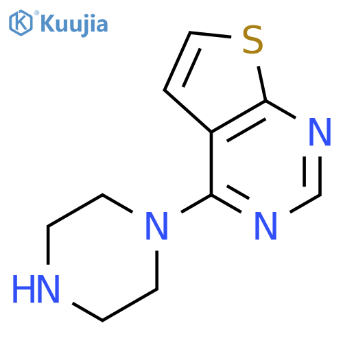 1-{thieno[2,3-d]pyrimidin-4-yl}piperazine structure