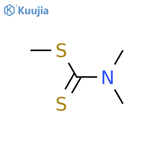Methyl dimethyldithiocarbamate structure