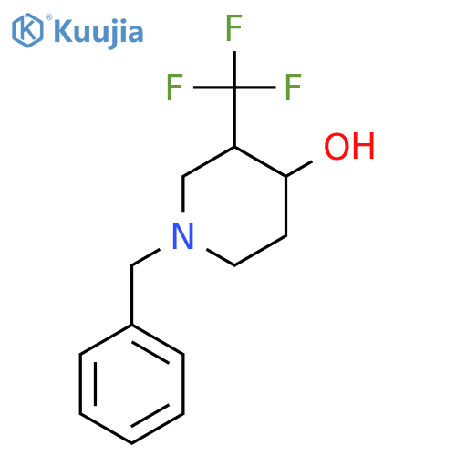 1-Benzyl-3-(Trifluoromethyl)Piperidin-4-Ol structure