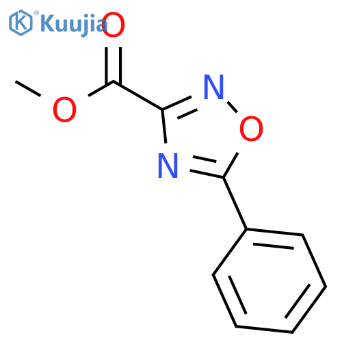 Methyl 5-phenyl-1,2,4-oxadiazole-3-carboxylate structure