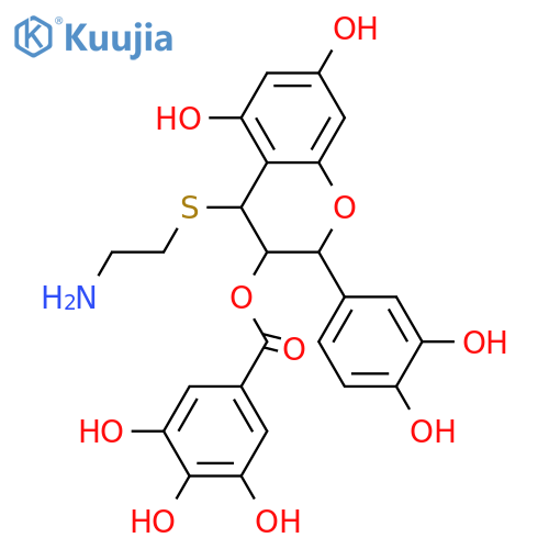 4-(2-Aminoethylthio)-3,3',4',5,7-pentahydroxyflavan; (2R,3S,4S)-form, 3-O-(3,4,5-Trihydroxybenzoyl) structure