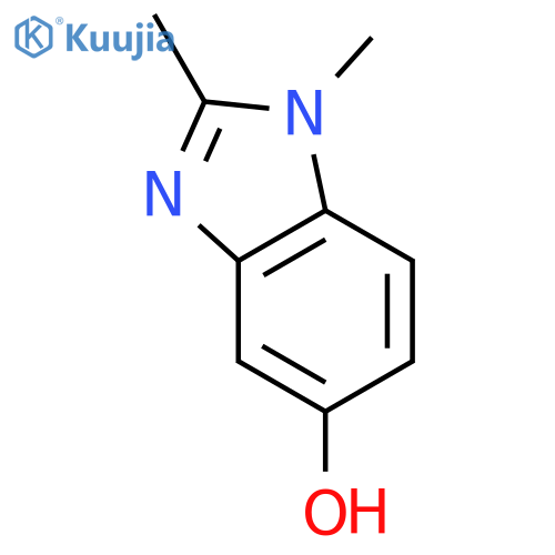 1,2-Dimethyl-1H-benzodimidazol-5-ol structure