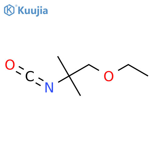1-Ethoxy-2-isocyanato-2-methylpropane structure