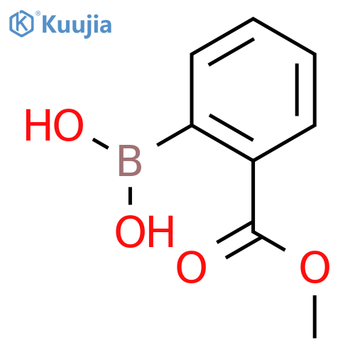 2-Methoxycarbonylphenylboronic acid structure