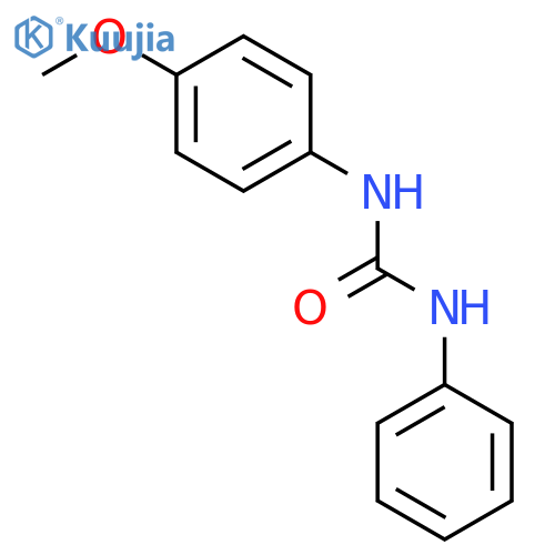 3-(4-methoxyphenyl)-1-phenylurea structure