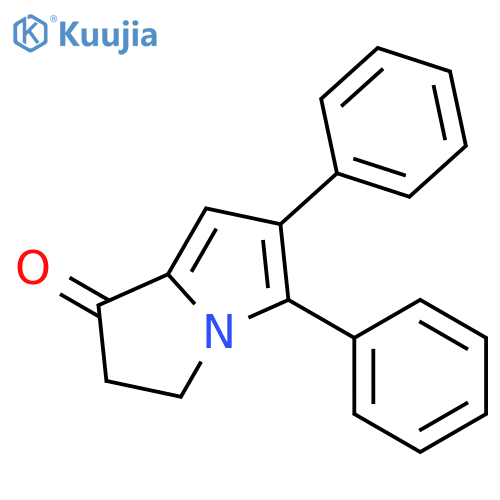 1H-Pyrrolizin-1-one, 2,3-dihydro-5,6-diphenyl- structure