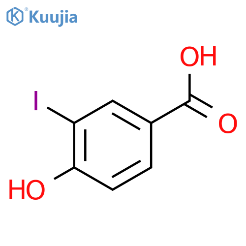 4-Hydroxy-3-iodobenzoic acid structure