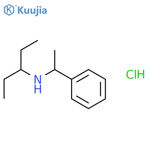 (S)-N-(3-Pentyl)-1-phenylethylamine hydrochloride structure