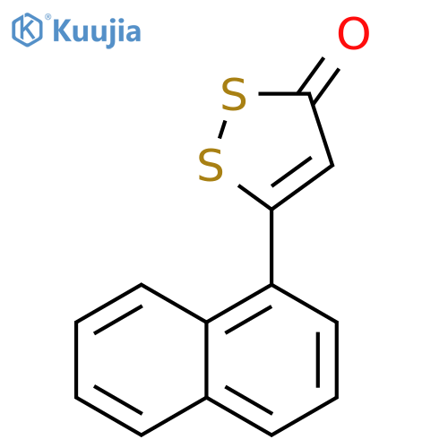 3H-1,2-Dithiol-3-one, 5-(1-naphthalenyl)- structure