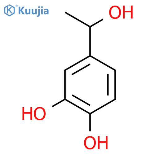 4-(1-Hydroxyethyl)benzene-1,2-diol structure