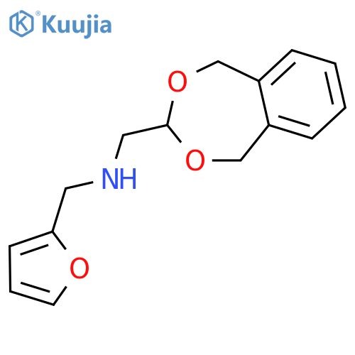 (1,5-dihydro-2,4-benzodioxepin-3-ylmethyl)(2-furylmethyl)amine structure