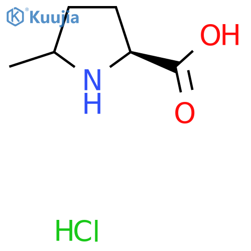 (2S)-5-methylpyrrolidine-2-carboxylic acid;hydrochloride structure