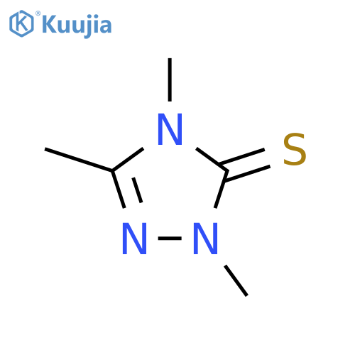 3H-1,2,4-Triazole-3-thione,2,4-dihydro-2,4,5-trimethyl- structure