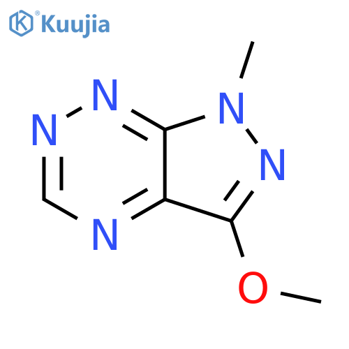 1H-Pyrazolo[4,3-e][1,2,4]triazine, 3-methoxy-1-methyl- structure