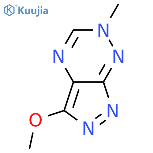 6H-Pyrazolo[4,3-e][1,2,4]triazine, 3-methoxy-6-methyl- structure