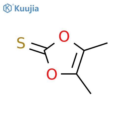 1,3-Dioxole-2-thione,4,5-dimethyl- structure