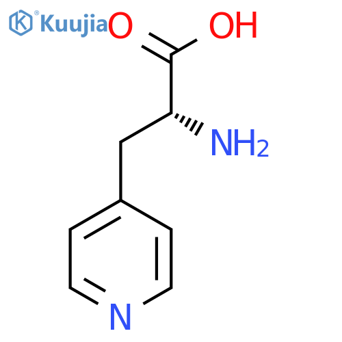 (2R)-2-amino-3-(pyridin-4-yl)propanoic acid structure