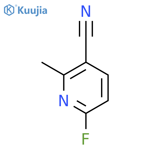 6-Fluoro-2-methylnicotinonitrile structure