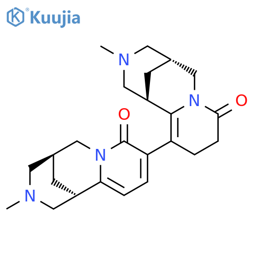 [9,11'-Bi-1,5-methano-8H-pyrido[1,2-a][1,5]diazocine]-8,8'-dione,1,1',2,2',3,3',4,4',5,5',6,6',9',10'-tetradecahydro-3,3'-dimethyl-,(1R,1'R,5S,5'S)- (9CI) structure