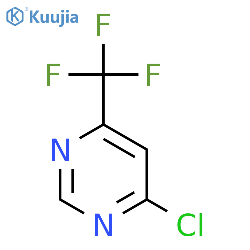 4-Chloro-6-(trifluoromethyl)pyrimidine structure
