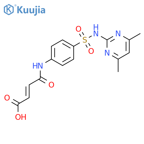 2-Butenoic acid,4-[[4-[[(4,6-dimethyl-2-pyrimidinyl)amino]sulfonyl]phenyl]amino]-4-oxo-, (2Z)-(9CI) structure