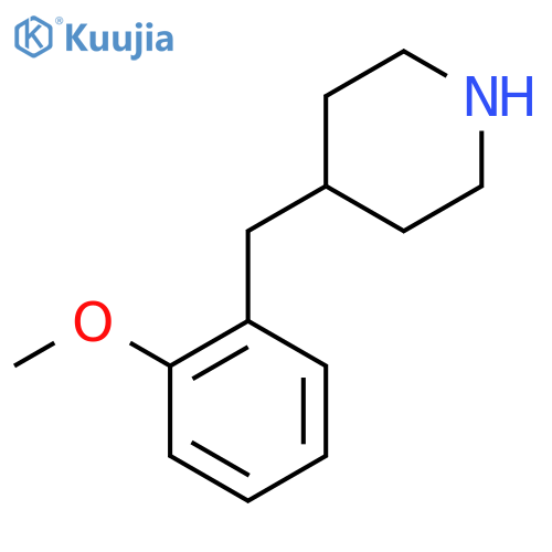 4-(2-Methoxy-benzyl)-piperidine structure