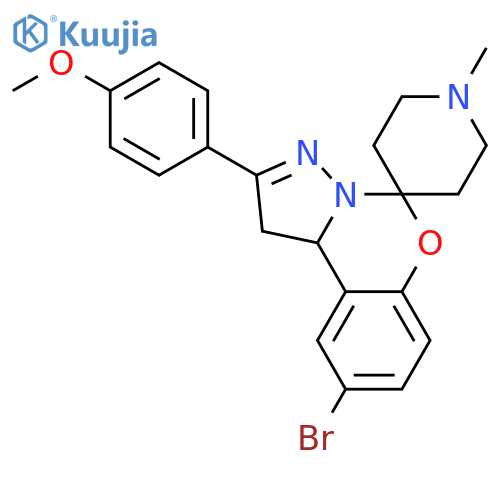 12'-bromo-4'-(4-methoxyphenyl)-1-methyl-8'-oxa-5',6'-diazaspiropiperidine-4,7'-tricyclo7.4.0.0^{2,6}tridecane-1'(9'),4',10',12'-tetraene structure