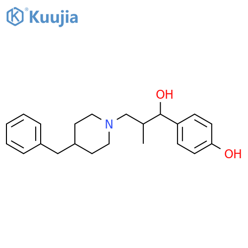 4-(3-(4-Benzylpiperidin-1-yl)-1-hydroxy-2-methylpropyl)phenol structure