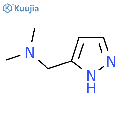 N,N-dimethyl-1-(1H-pyrazol-3-yl)methanamine structure