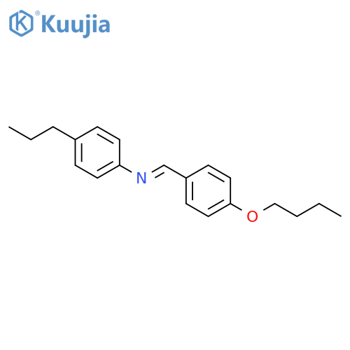 Benzenamine,N-[(4-butoxyphenyl)methylene]-4-propyl- structure