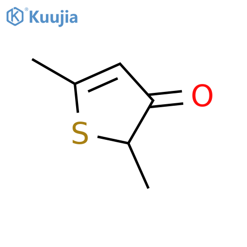 2,5-dimethyl-2,3-dihydrothiophen-3-one structure