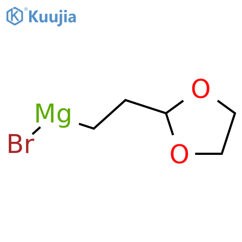 2-(1,3-Dioxolan-2-yl)ethylmagnesium bromide, 0.50 M in THF structure
