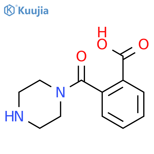 2-(Piperazine-1-carbonyl)-benzoic Acid structure