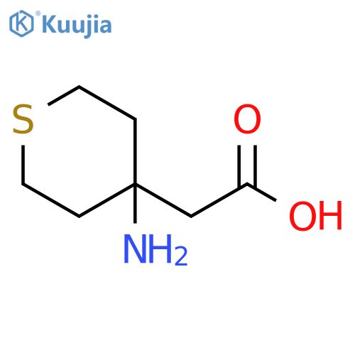 2-(4-aminothian-4-yl)acetic acid structure