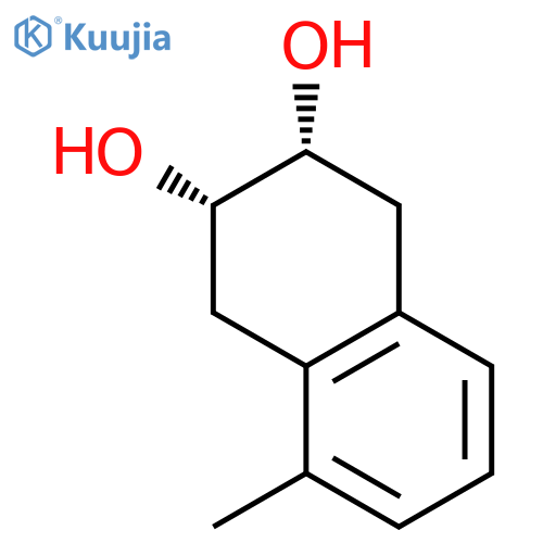 2,3-Naphthalenediol, 1,2,3,4-tetrahydro-5-methyl-, (2R,3S)-rel- structure