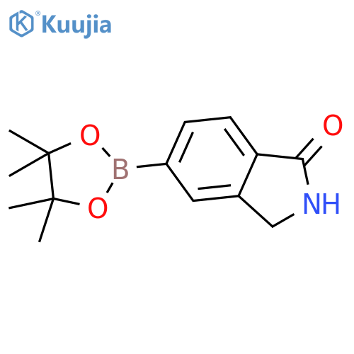 5-(tetramethyl-1,3,2-dioxaborolan-2-yl)-2,3-dihydro-1H-isoindol-1-one structure