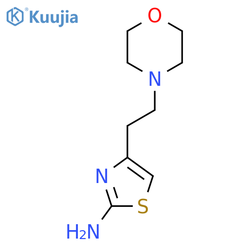 4-2-(morpholin-4-yl)ethyl-1,3-thiazol-2-amine structure