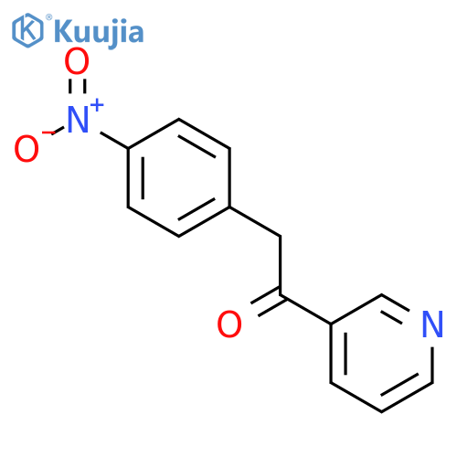 2-(4-Nitrophenyl)-1-(pyridin-3-yl)ethan-1-one structure