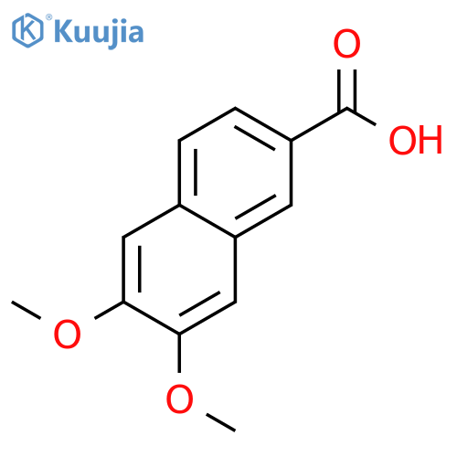 6,7-dimethoxynaphthalene-2-carboxylic acid structure
