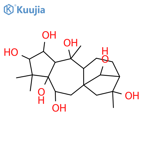 (14R)-Grayanotoxane-2α,3β,5,6β,10,14,16-heptol structure