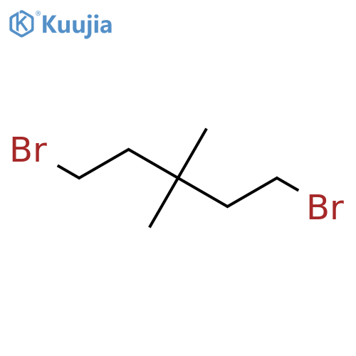 1,5-DIBROMO-3,3-DIMETHYLPENTANE structure