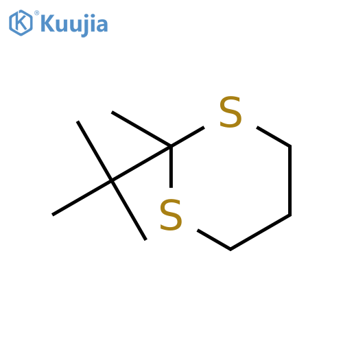 1,3-Dithiane, 2-(1,1-dimethylethyl)-2-methyl- structure