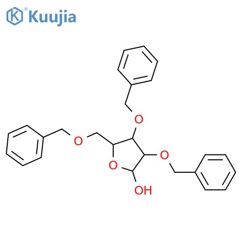 D-Arabinose,2,3,5-tris-O-(phenylmethyl)- structure