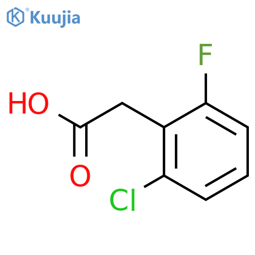 2-(2-chloro-6-fluorophenyl)acetic acid structure