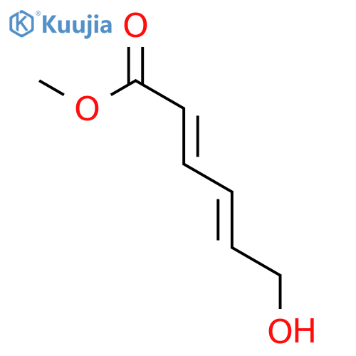 methyl 6-hydroxyhexa-2,4-dienoate structure