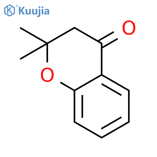 2,2-dimethyl-3,4-dihydro-2H-1-benzopyran-4-one structure