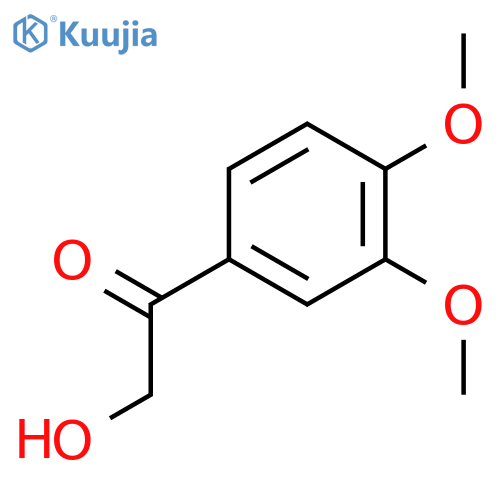 Ethanone, 1-(3,4-dimethoxyphenyl)-2-hydroxy- structure
