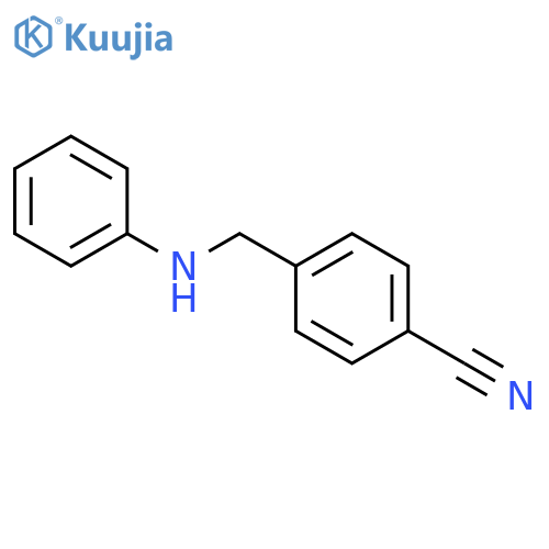 4-(phenylamino)methylbenzonitrile structure