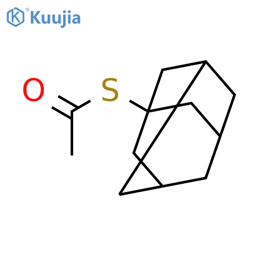 Ethanethioic acid, S-tricyclo[3.3.1.13,7]dec-1-yl ester structure
