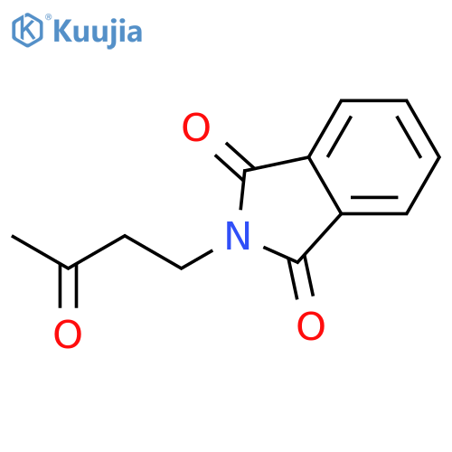 2-(3-oxobutyl)-2,3-dihydro-1H-isoindole-1,3-dione structure